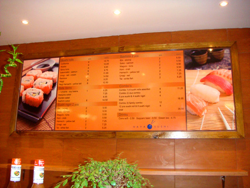 Menuboard Advertising Aruba